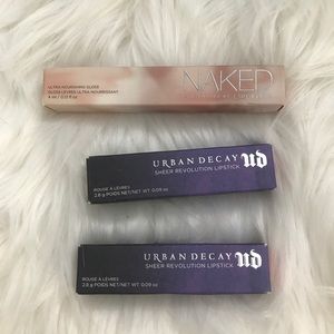 Urban Decay Lip Bundle (Two Lipsticks & LipGloss)
